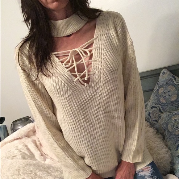 Sweaters - Cream Sweater